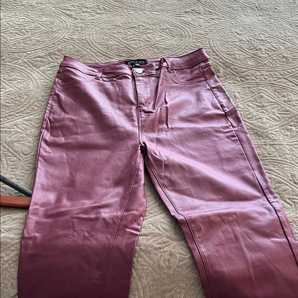 Stella Luce faux leather pants